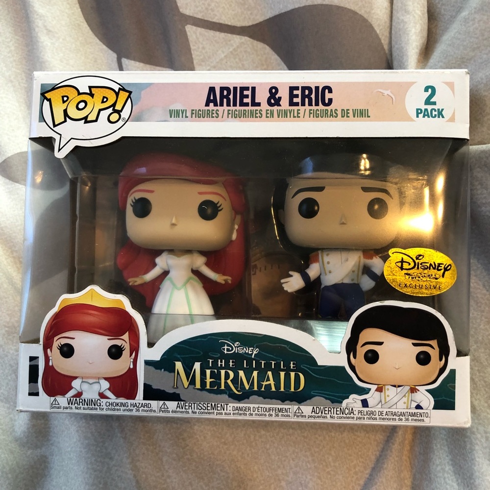 Funko Pop! Ariel and Eric The Little Mermaid